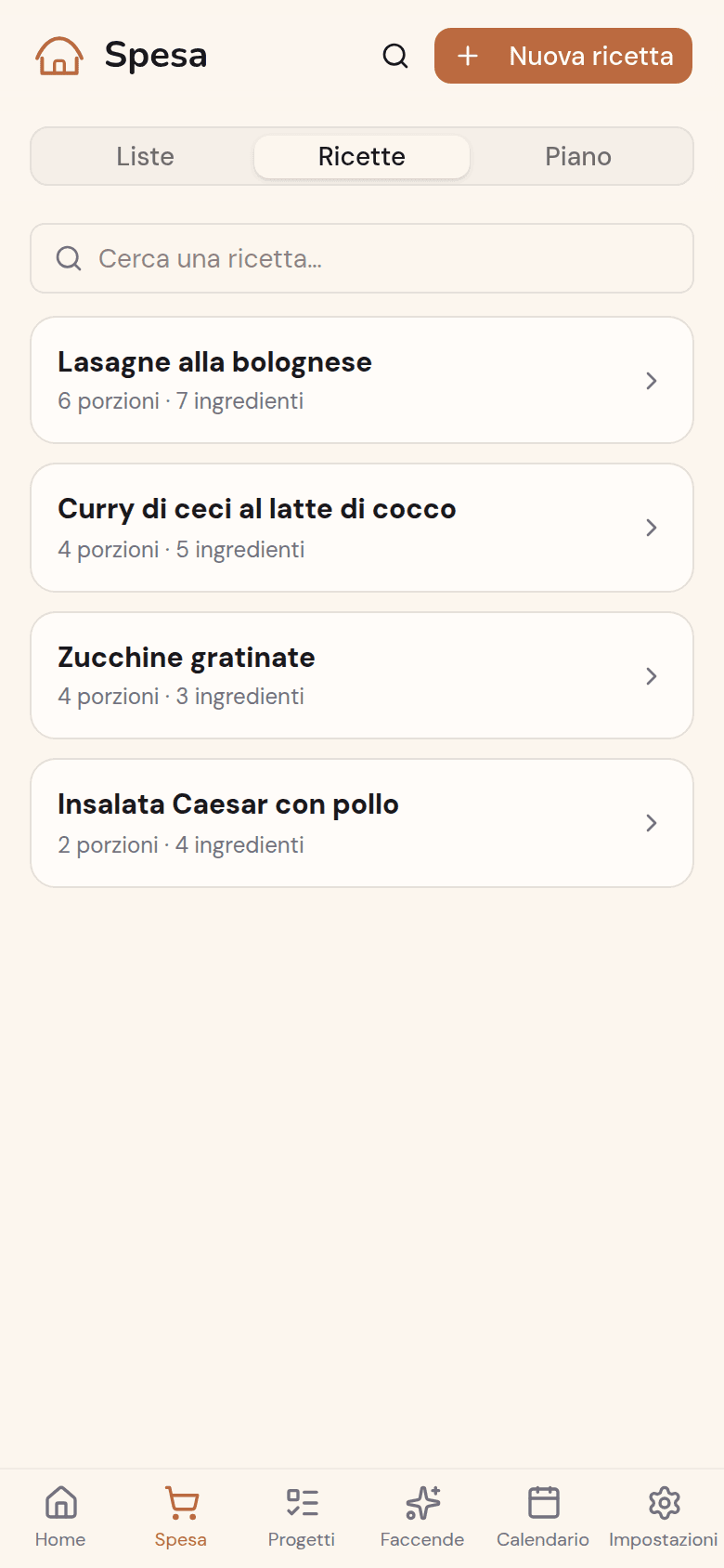 Ricettario condiviso della casa in Kotidy